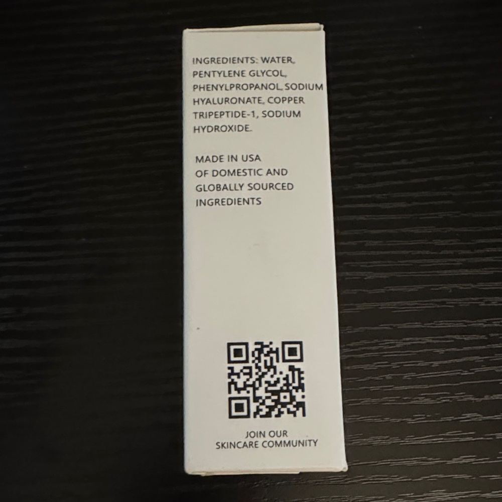 Copper Peptides Serum with Hyaluronic Acid - Picture 2 of 5